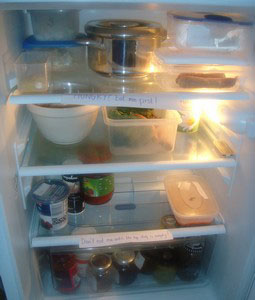 Rearrange your fridge to reduce food waste